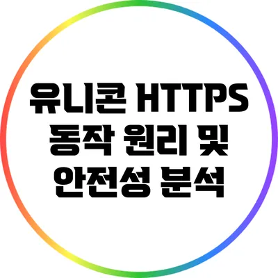 유니콘 HTTPS 동작 원리 및 안전성 분석